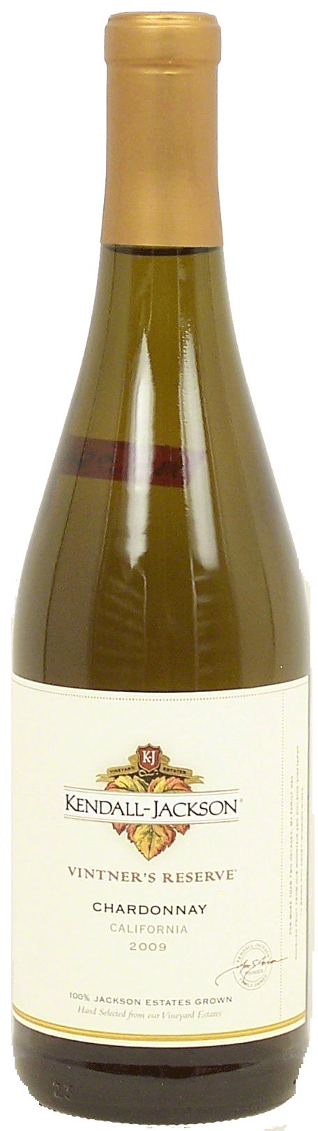 Kendall-jackson Vintner's Reserve chardonnay wine of California, 13.5% alc. by vol. Full-Size Picture